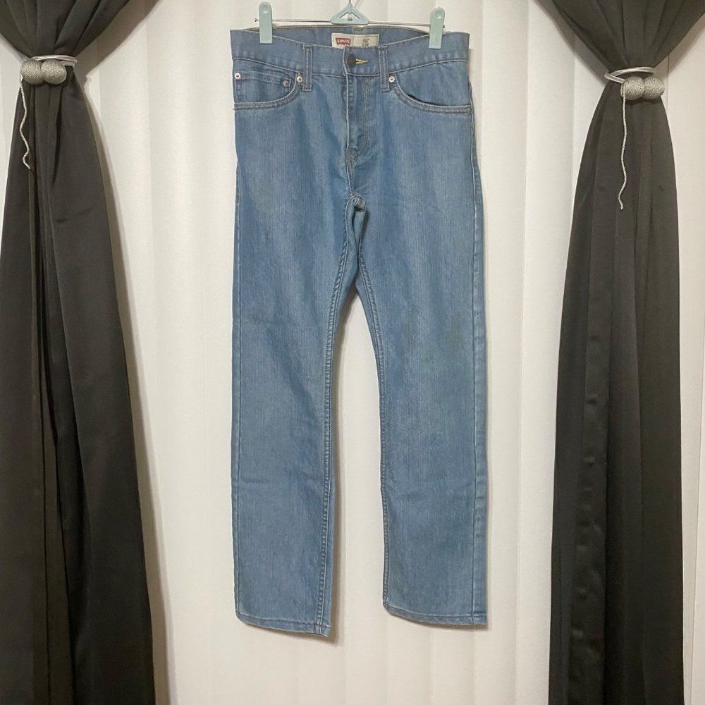 Levis slim 511 regular denim blue jeans